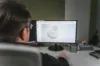 Auf dem Bildschirm eines Computers wird eine Zeichnung erstellt.